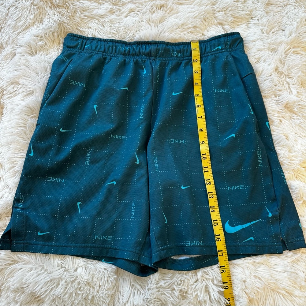 Nike Dri-FIT Teal Blue Athletic Shorts Running Gym Training Men Medium Lined - Picture 4 of 7